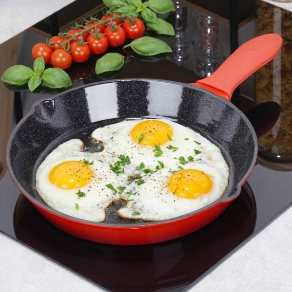 Patelnia żeliwna emaliowana VILDE 199156 (30 cm)