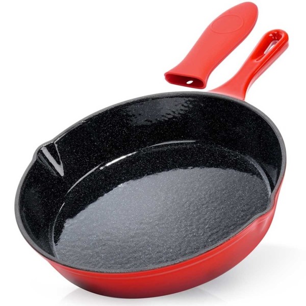 Patelnia żeliwna emaliowana VILDE 199155 (25 cm)