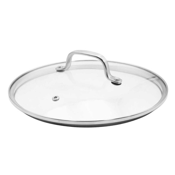 Patelnia stalowa z pokrywką Brunbeste 5557 (30 cm)