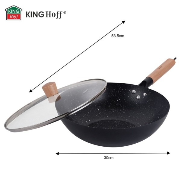 Wok z pokrywą Kinghoff KH-1984 (30 cm)