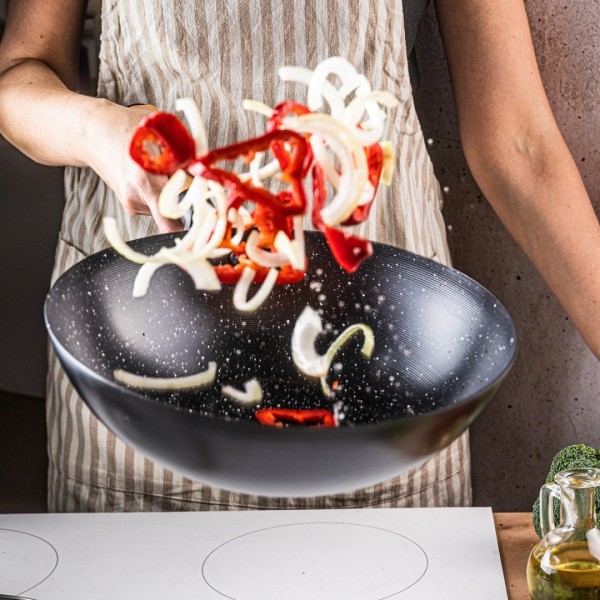 Wok z pokrywą Kinghoff KH-1984 (30 cm)