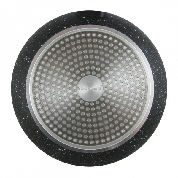 ГРАНІТНА СКОВОРОДА 18 СМ KLAUSBERG MARMO GOLD KB-7289