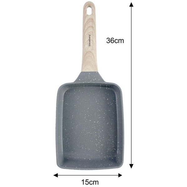 Patelnia prostokątna głęboka Klausberg KB-7814 (marmurkowa)