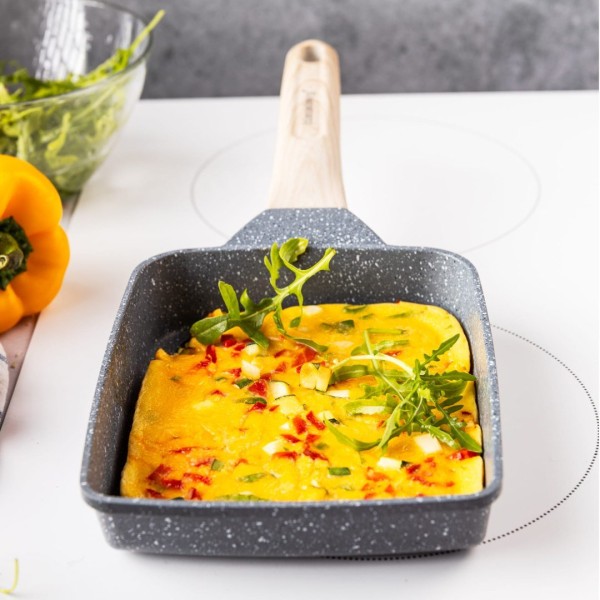 Patelnia prostokątna głęboka Klausberg KB-7814 (marmurkowa)