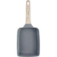 Сковорода KLAUSBERG KB-7814 сіра прямокутна глибока мармурова