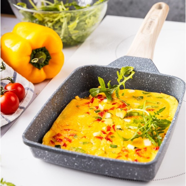 Patelnia prostokątna głęboka Klausberg KB-7814 (marmurkowa)