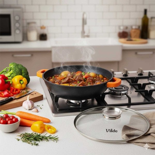 Patelnia granitowa VILDE TERRUNA 199109 (32 cm)