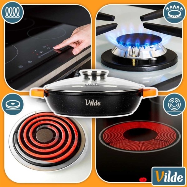 Patelnia granitowa VILDE TERRUNA 199109 (32 cm)