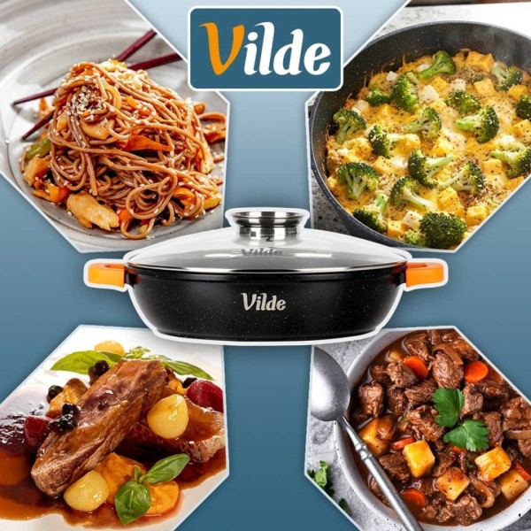 Patelnia granitowa VILDE TERRUNA 199109 (32 cm)