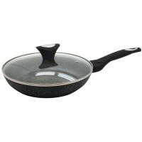 ГРАНІТНА СКОВОРОДА 24 СМ KLAUSBERG MARMO GOLD KB-7039