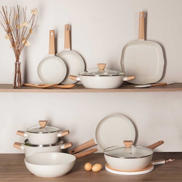 Patelnia marmurkowa Bergner BG-30638 (24 cm)