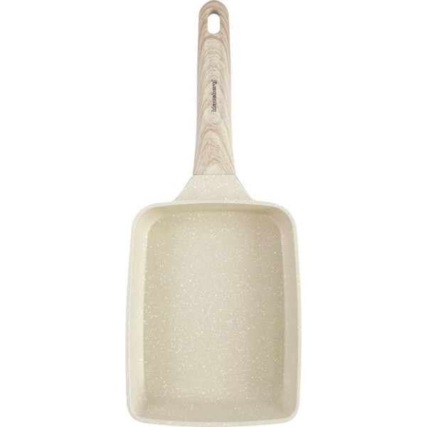 Глибока мармурова сковорода KLAUSBERG KB-7815 бежевого кольору