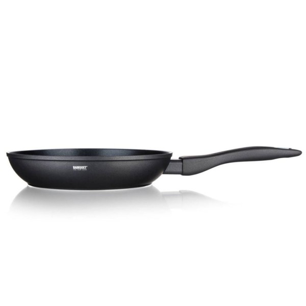 Patelnia tradycyjna BANQUET MATTE DARK GREY (24 cm)
