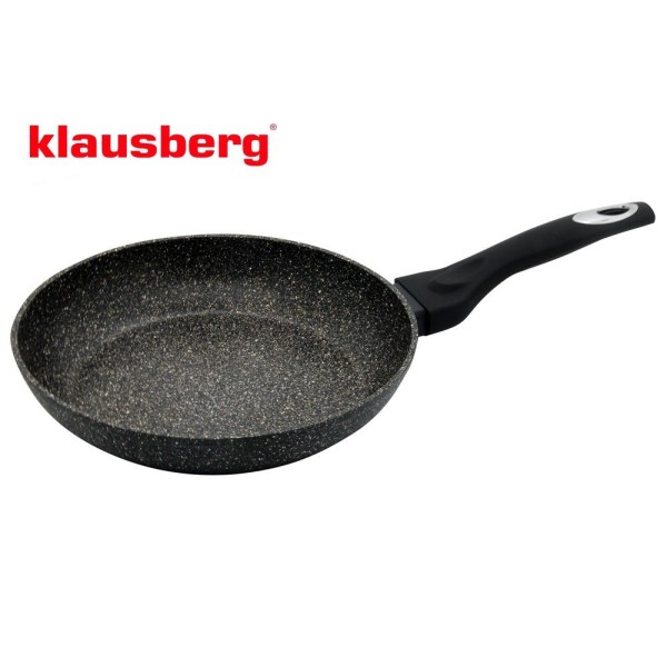 ГРАНІТНА СКОВОРОДА 30 СМ KLAUSBERG MARMO GOLD KB-7036