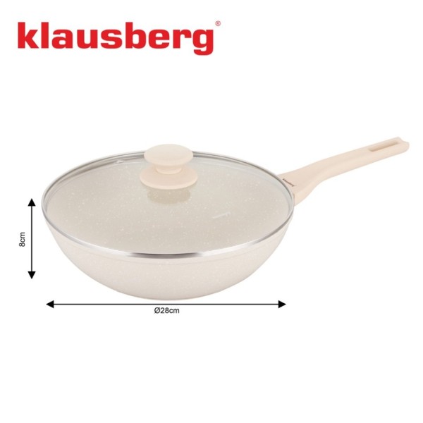 Patelnia głęboka wok Klausberg KB-7991 (28 cm)