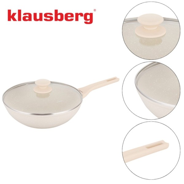Patelnia głęboka wok Klausberg KB-7991 (28 cm)