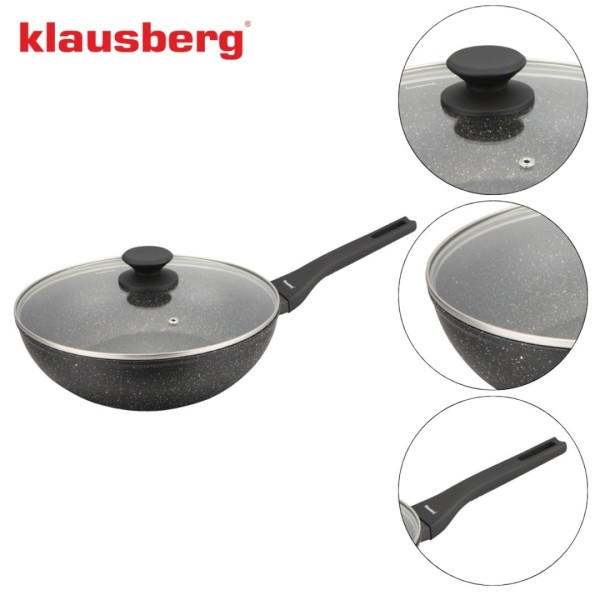 Patelnia głęboka wok Klausberg KB-7990 (28 cm)
