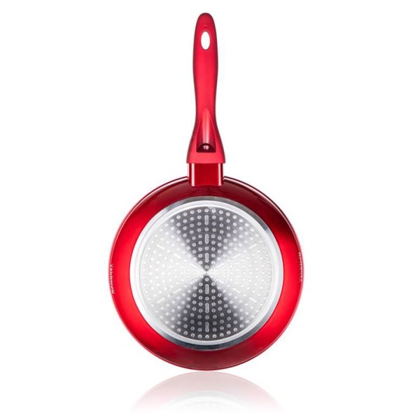Patelnia granitowa BANQUET METALLIC RED (28 cm)