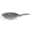 ГРАНІТНА СКОВОРОДА 26 СМ KLAUSBERG MARMO GREY KB-7310