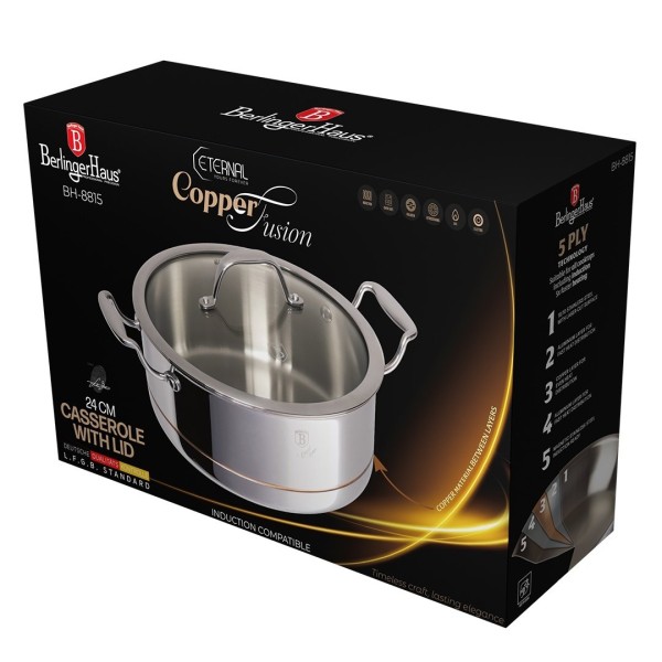 Garnek z pokrywką Berlinger haus BH-8816 (28 cm)