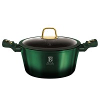 ГРАНІТНИЙ ГОРЩИК 4,1 Л 24 СМ BERLINGER HAUS METALLIC LINE EMERALD BH-6058