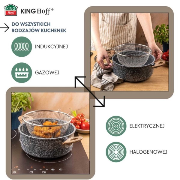 Garnek tradycyjny Kinghoff KH-1985 (4 l)