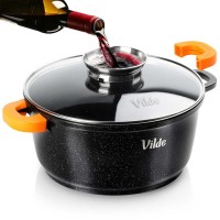 ГРАНІТНИЙ ГОРЩИК 4 Л 24 СМ З КРИШКОЮ З АРОМАТИЗАТОРОМ TERRUNA 199105