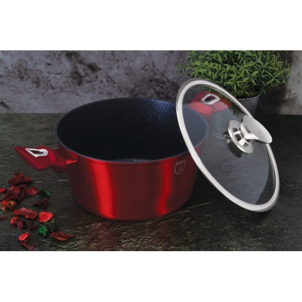 Каструля 4,1 л 24 см Berlinger Haus Metallic Bordough Line BH-1257-N