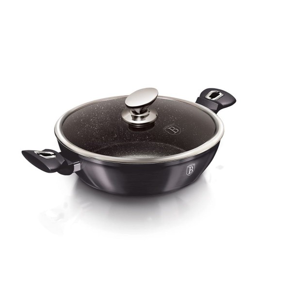 Garnek niski Berlinger haus BH-6898 (3,8 l, 28 cm, powłoka granitowa)