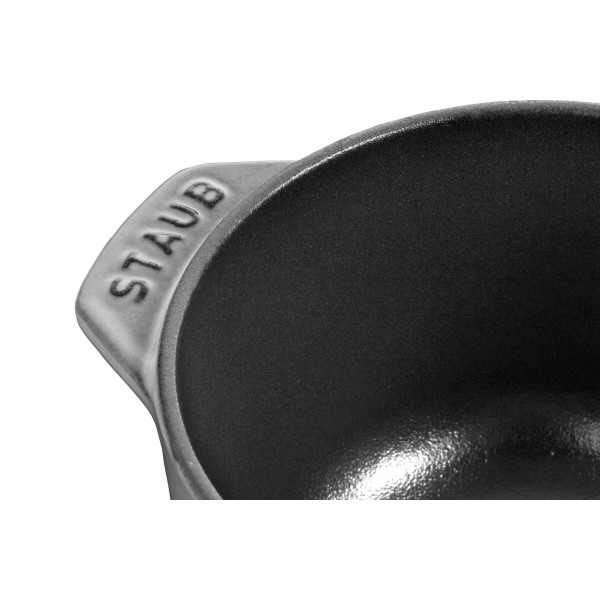 STAUB LA COCOTTE Маленький круглий горщик 725 мл, графітовий