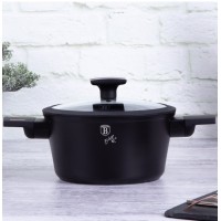 Титановий горщик 20 см BerlingerHaus BH-7086 Monaco / Колекція Чорна троянда