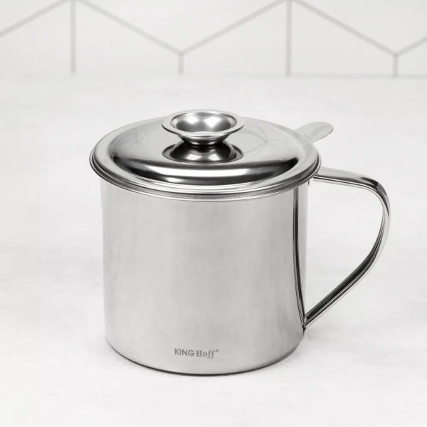 КОНТЕЙНЕР ДЛЯ ОЛИВИ 1,2 Л З ФІЛЬТРОМ-СІТКОМ KINGHOFF KH-1726