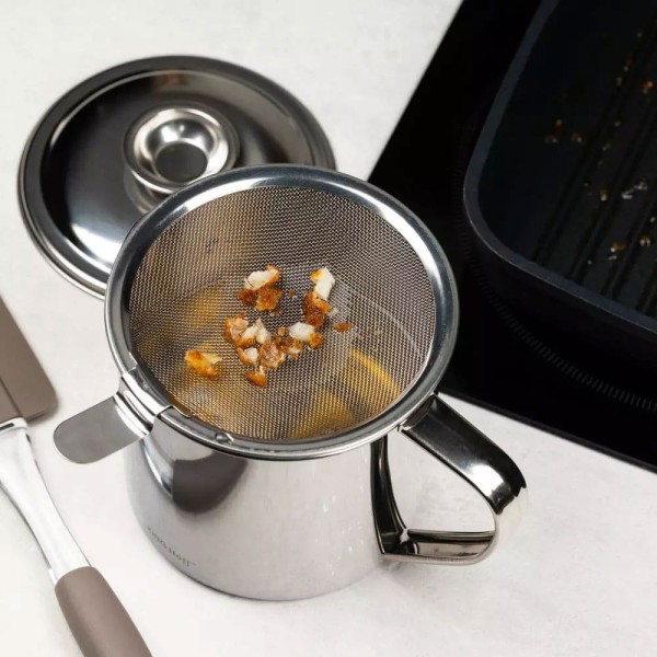 КОНТЕЙНЕР ДЛЯ ОЛИВИ 1,2 Л З ФІЛЬТРОМ-СІТКОМ KINGHOFF KH-1726