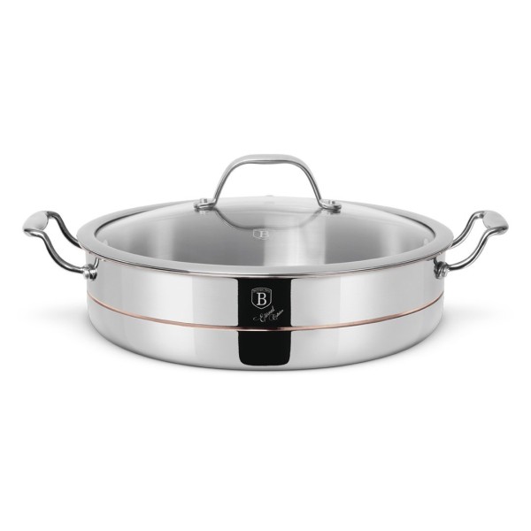 Garnek płytki z pokrywką Berlinger haus BH-8817 (28 cm)