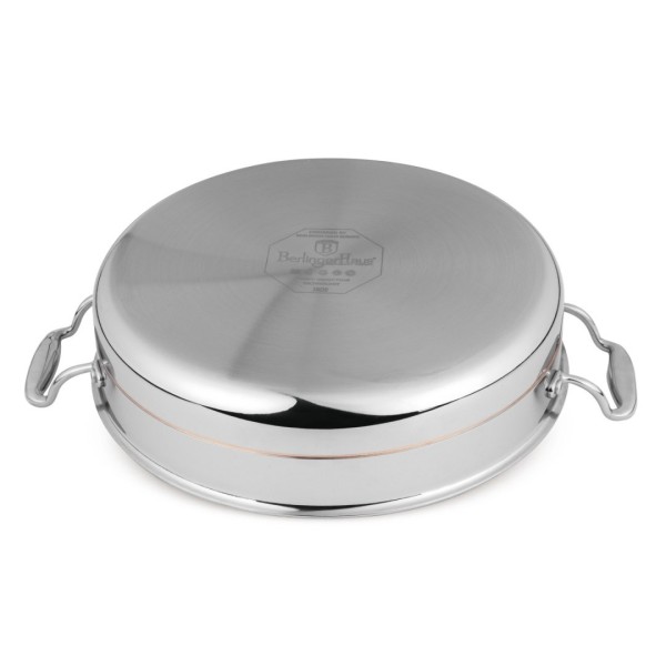 Garnek płytki z pokrywką Berlinger haus BH-8817 (28 cm)