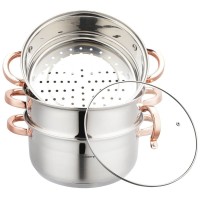 ПАРОВАРИЦЯ НАБІР ДЛЯ ПРИГОТУВАННЯ НА ПАРІ 24 СМ 4 ЕЛЕМЕНТИ KLAUSBERG KB-7735