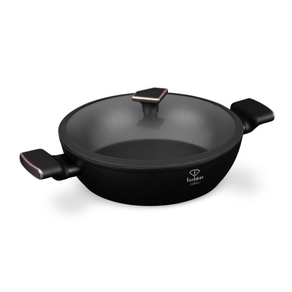 Garnek niski z pokrywką Berlinger haus FTV-0035 (28 cm)