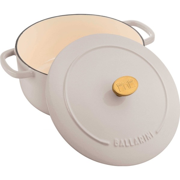 Garnek żeliwny Ballarini BELLAMONTE (4 l, kość słoniowa)