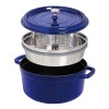 STAUB LA COCOTTE Кругла чавунна каструля зі вставкою 5,2 л, синя
