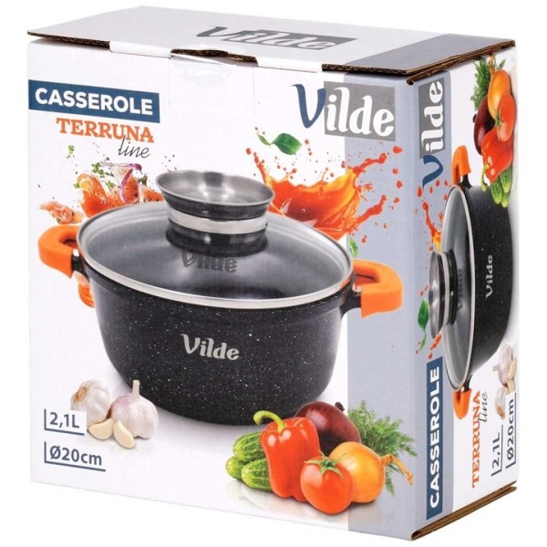 Garnek tradycyjny VILDE TERRUNA 199104 (2,1 l, 20 cm)