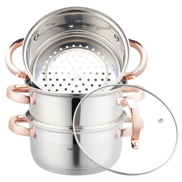 Zestaw garnków parowych Klausberg KB-7726 (18 cm, 4 el.)