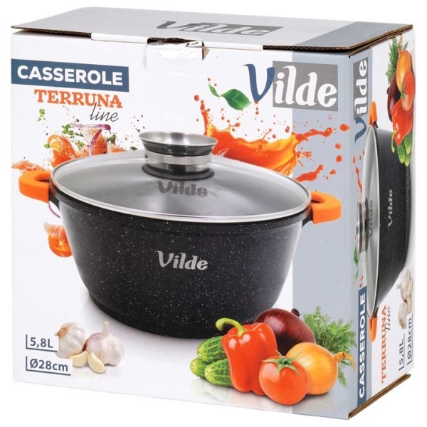 Garnek tradycyjny VILDE TERRUNA 199106 (5,8 l, 28 cm)