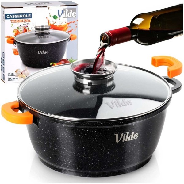 Garnek tradycyjny VILDE TERRUNA 199106 (5,8 l, 28 cm)