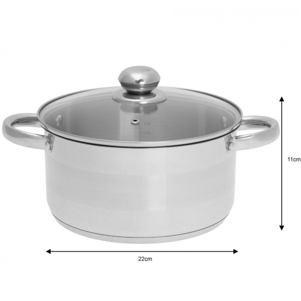 КАСТРОНЯ 6,0 л 24 см KiNGHOFF KH-4331