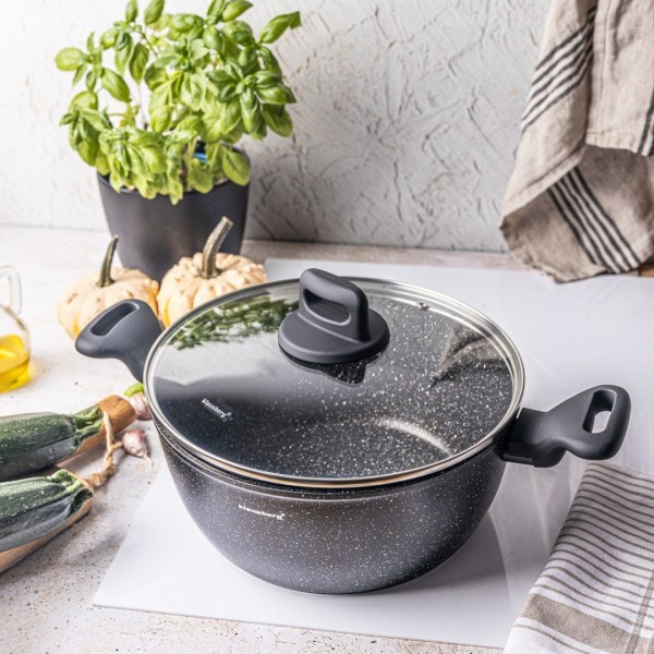 Каструля KLAUSBERG KB-7671 для мармурового покриття 24 см 3,7 л