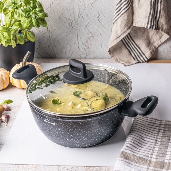 Каструля KLAUSBERG KB-7671 для мармурового покриття 24 см 3,7 л