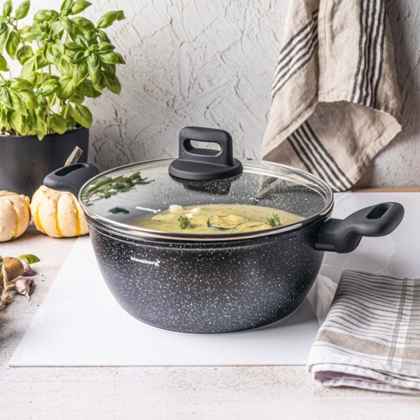 Каструля KLAUSBERG KB-7671 для мармурового покриття 24 см 3,7 л