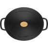 Чавунна каструля BALLARINI BELLAMONTE овальна 2,2 л, чорна