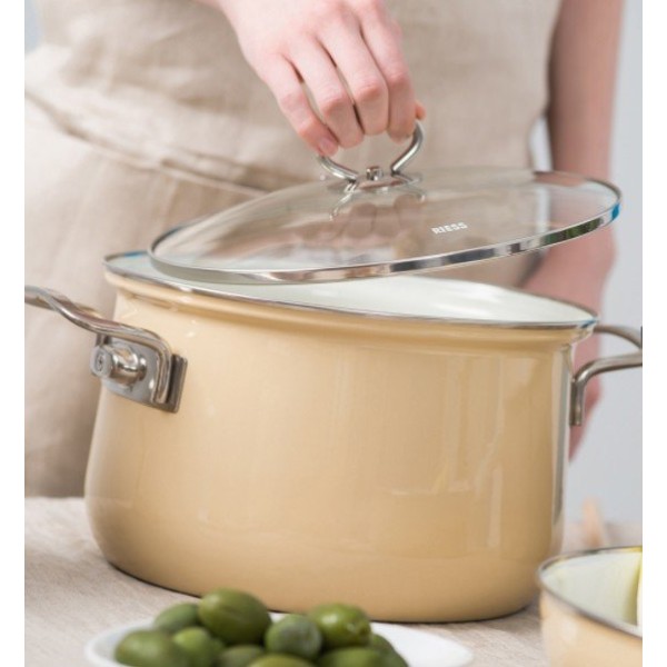 RIESS - Висока каструля з кришкою 4,0 л 20 см Аворіо