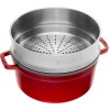 Garnek żeliwny Staub LA COCOTTE (5,2 l, czerwony)
